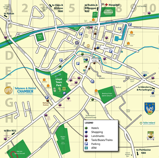 Map of Tullamore